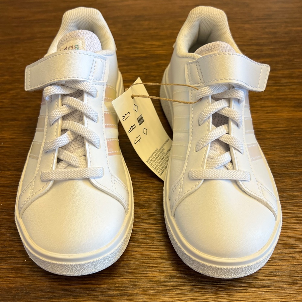 NWT. Never worn. Size 12K Grand Court 2.0 tennis shoes.